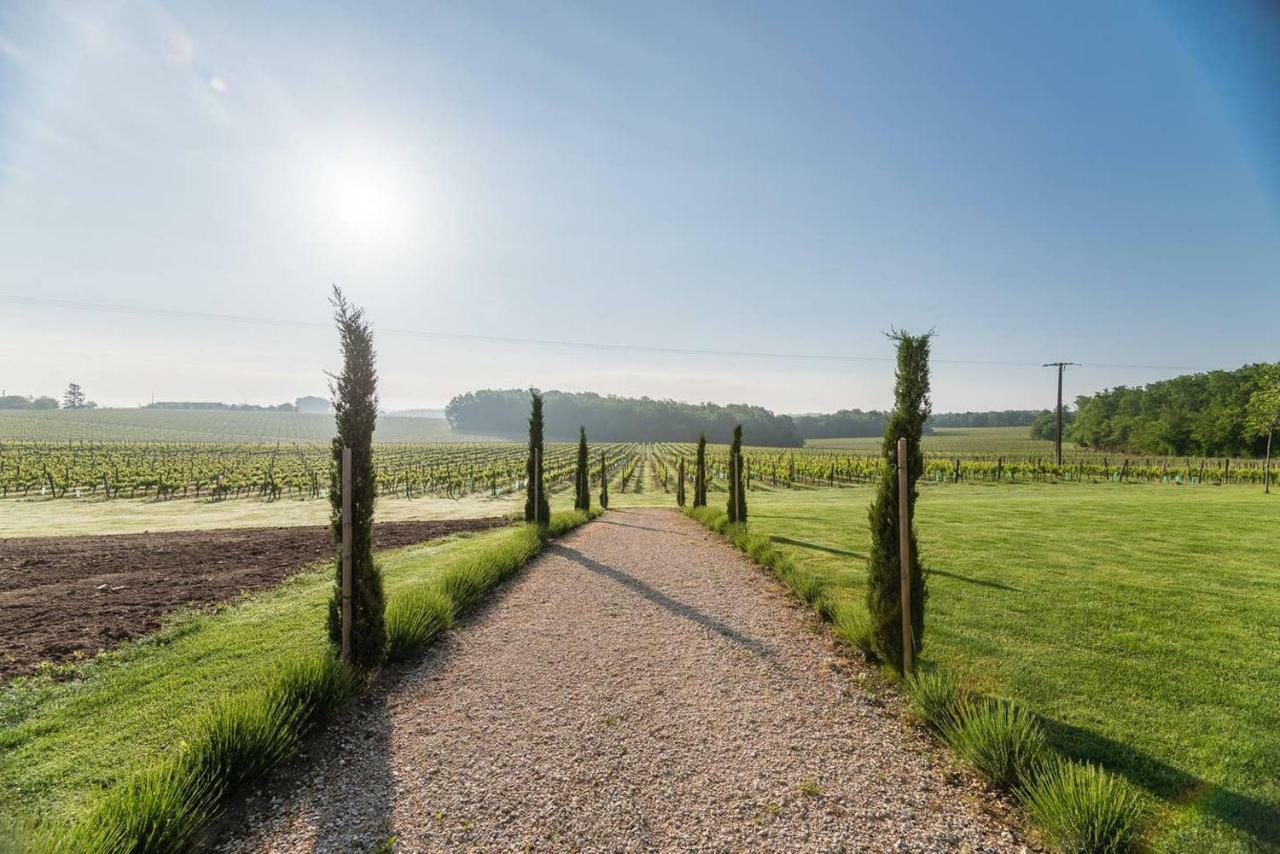 Luxury French Stone Country House Villa Pellegrue Exterior foto